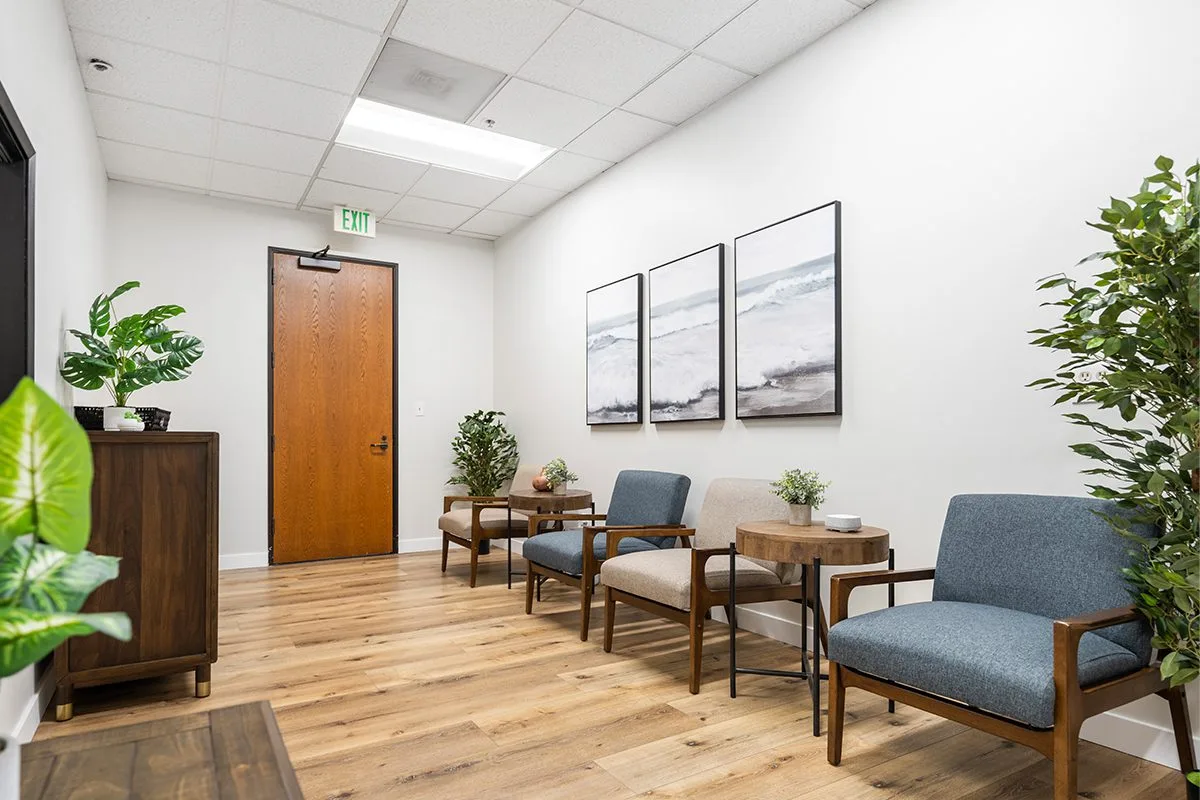Lobby at Neuro Wellness Spa in Encino, California