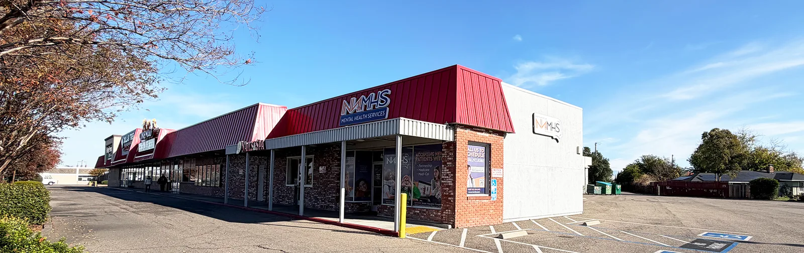 Exterior of North American Mental Health Services in Red Bluff, California