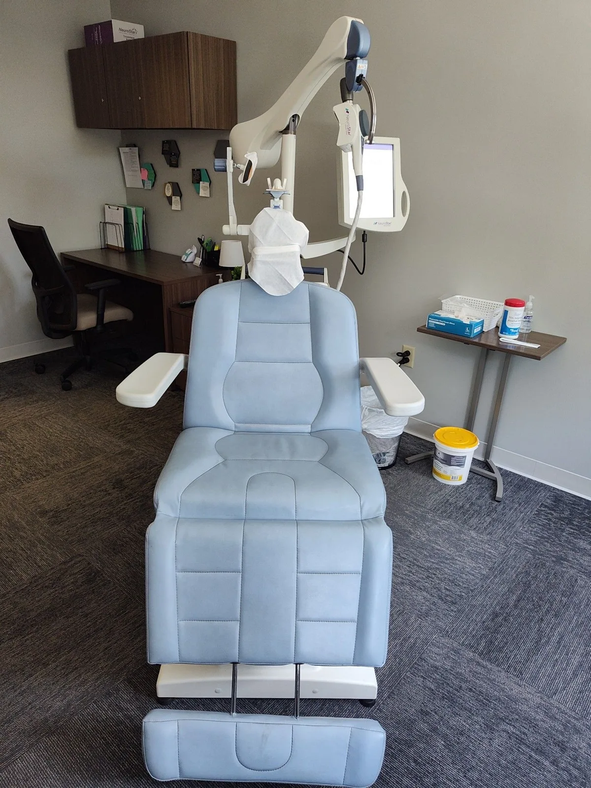 Treatment room at Greenbrook Mental Wellness Center in Akron, Ohio