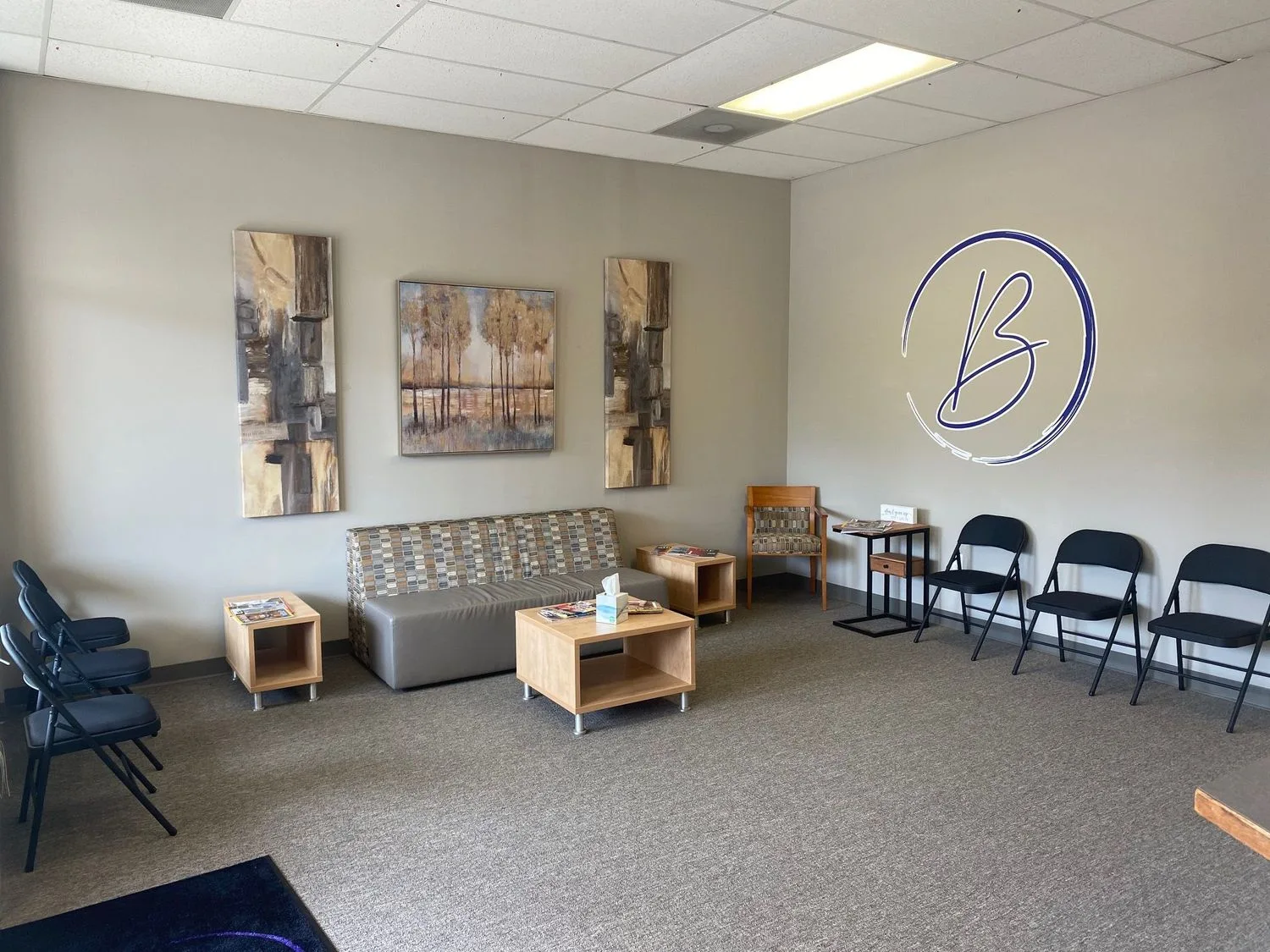 Lobby at Brighter Days Mental Health Services in Chester, Virginia