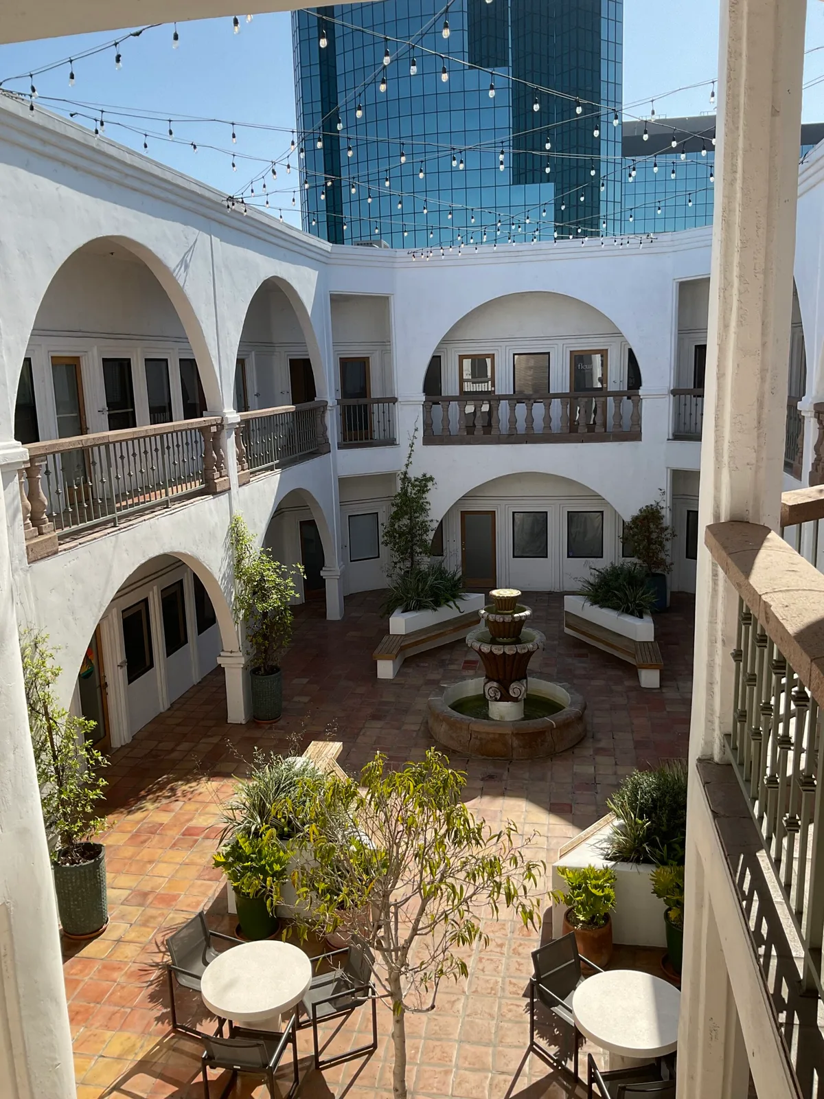 West LA office courtyard and exterior