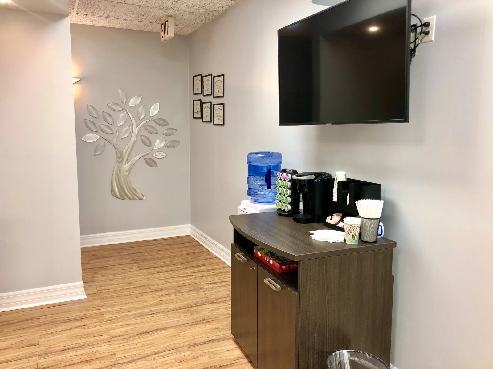 Lobby at Greenbrook Mental Wellness Center in Clearwater, Florida