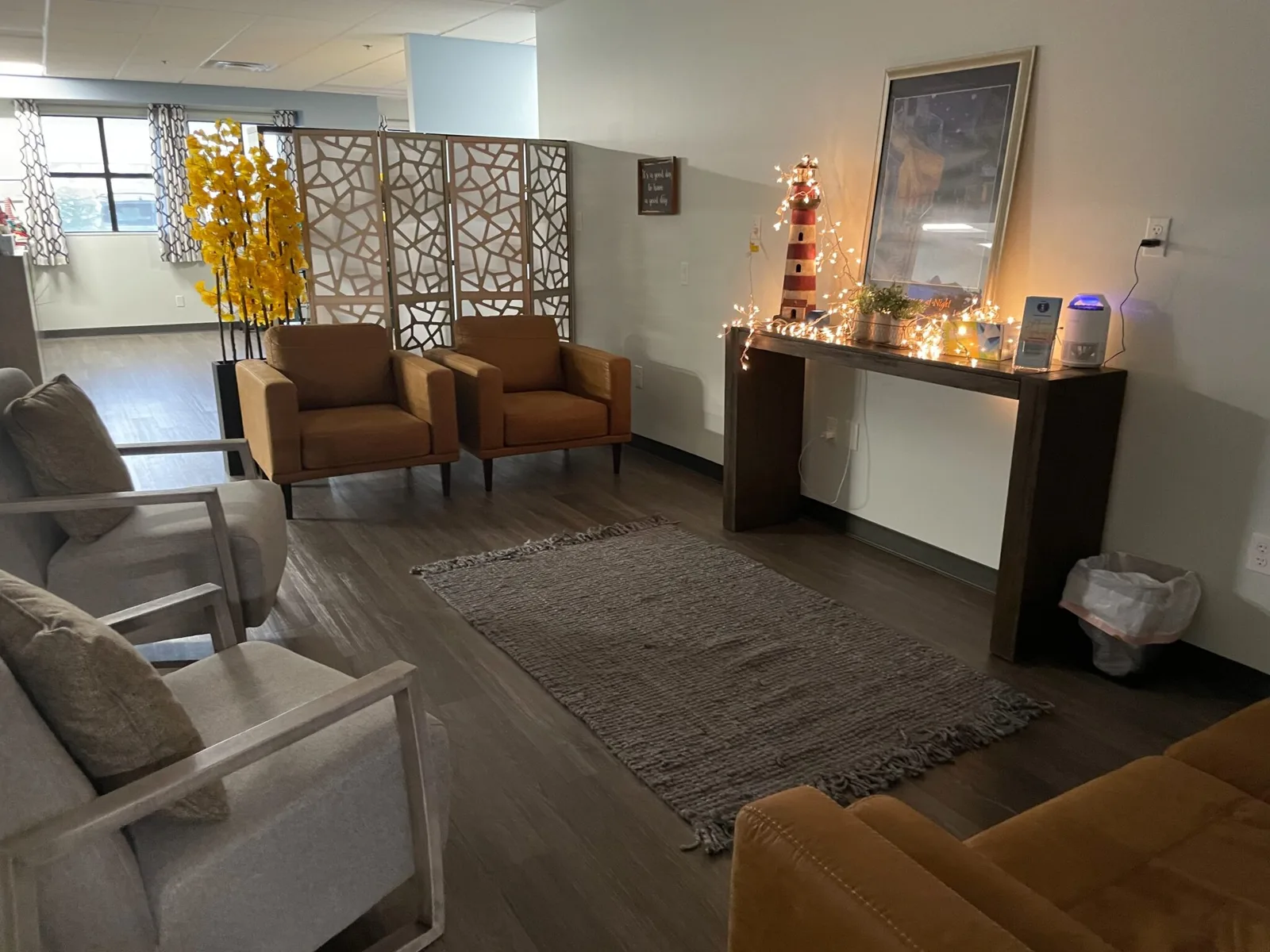 Lighthouse Psychiatry Scottsdale waiting room.