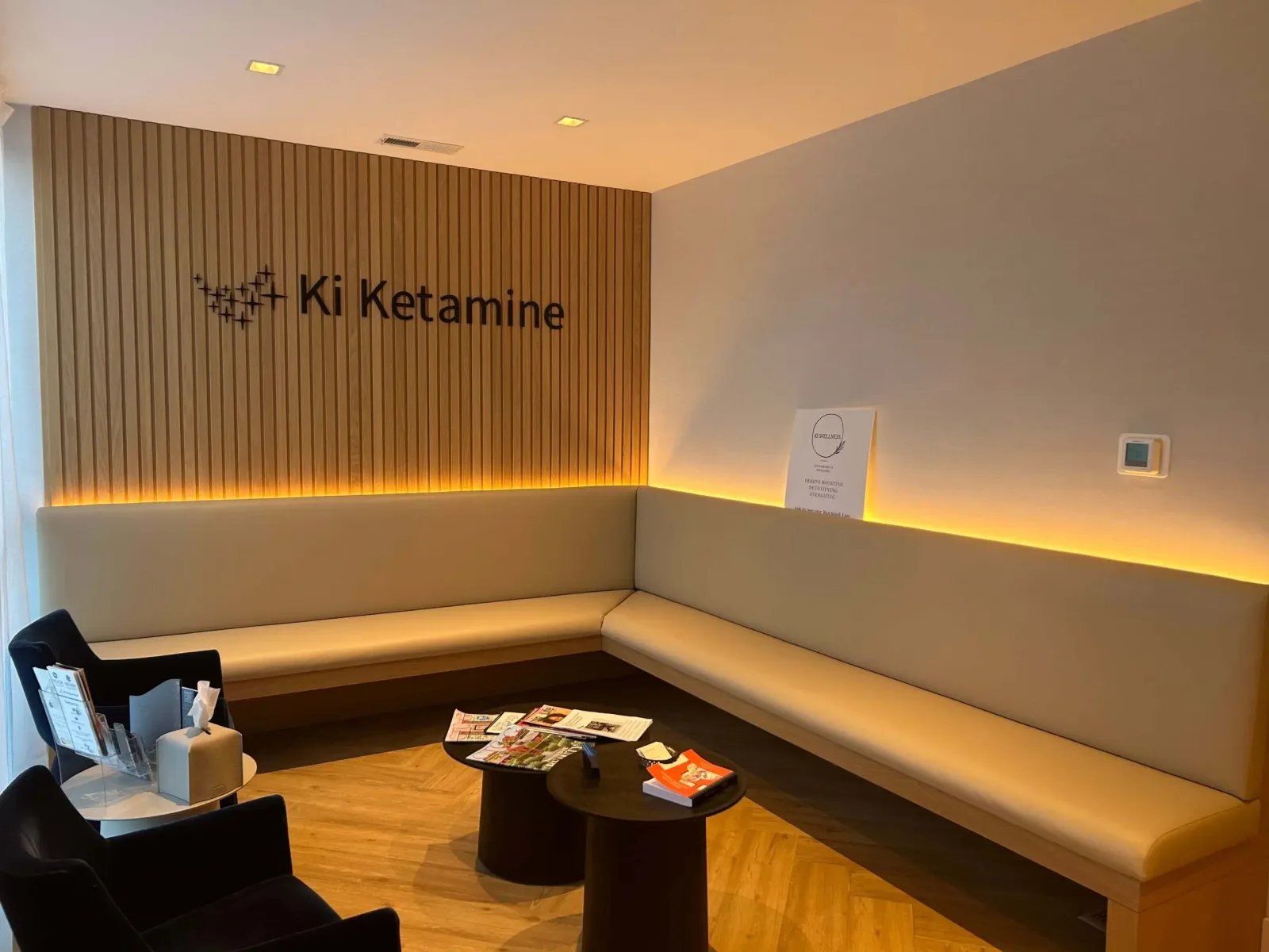 Lobby at Ki Ketamine in Westport, Connecticut