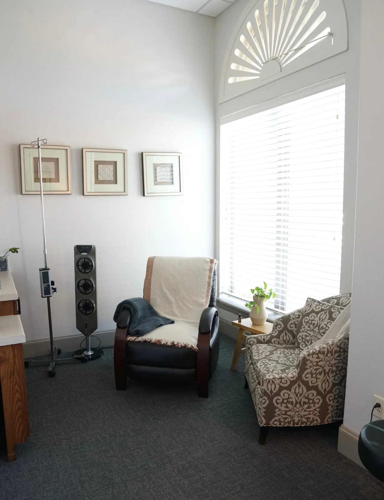 Treatment room at Ketamine Breakthrough in Southlake, Texas