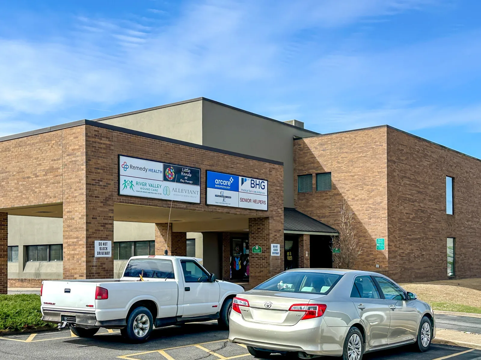 Exterior of Alleviant Integrated Mental Health in Fort Smith, Arkansas