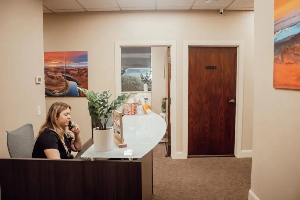 Lobby at Foundations Psychiatry in St. George, Utah