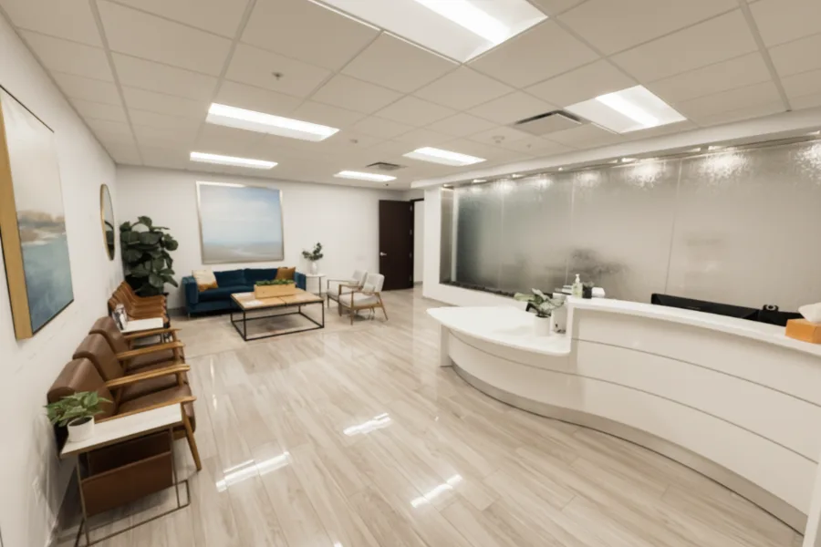 Serenity Holladay clinic interior.