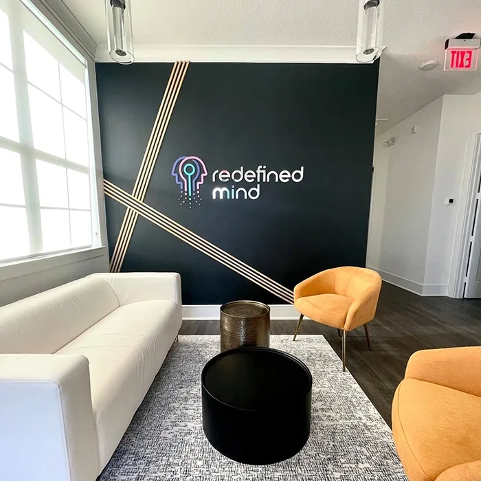 Lobby at Redefined Mind in Cypress, Texas