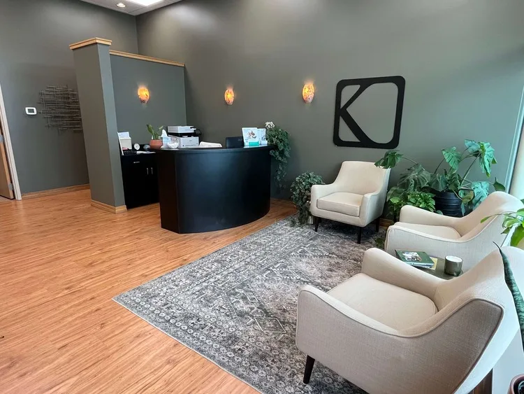 Ketwell Anchorage signed reception area and front desk.