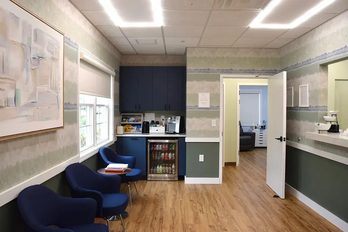Lobby at Keta Medical Center in Westfield, New Jersey