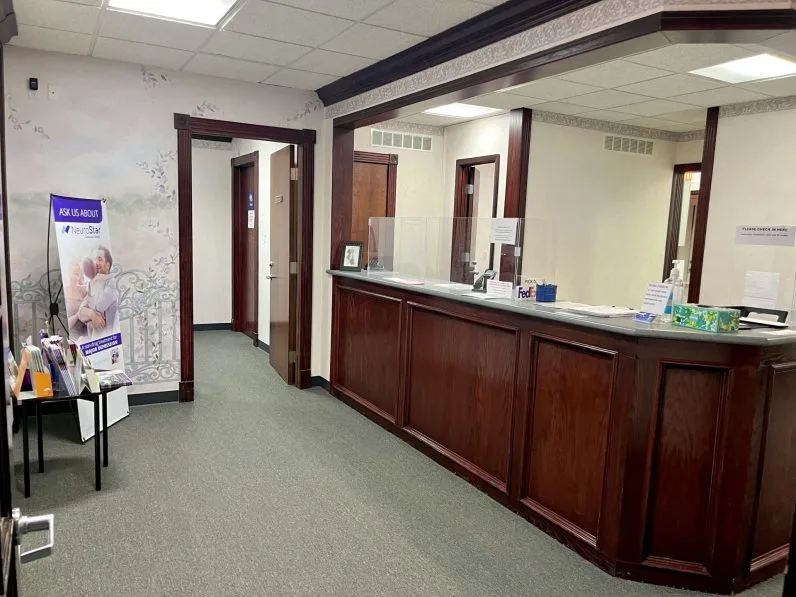 Lobby at Alamir Health in Westlake, Ohio