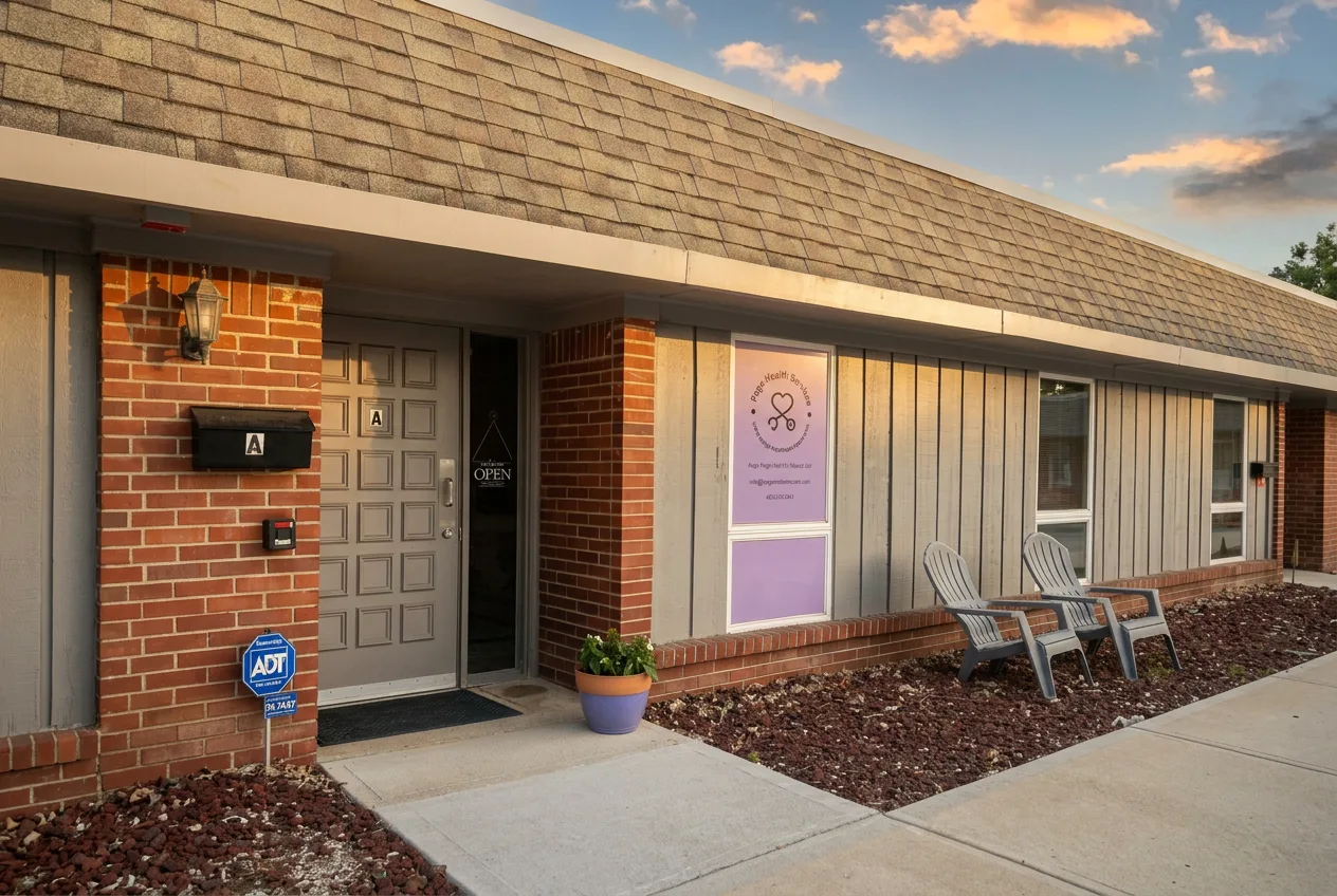 Exterior of Page Health Services in Carmel, Indiana