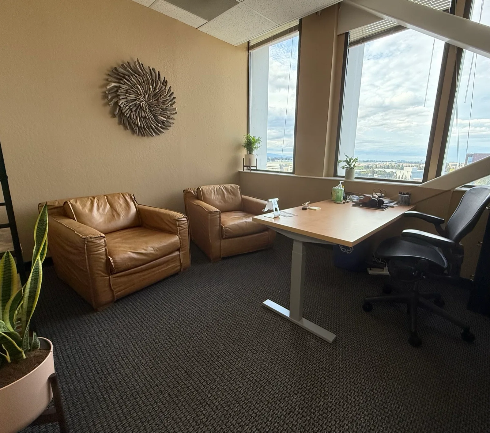 Treatment room at Emergence Medicine Ketamine Clinic in San Jose, California